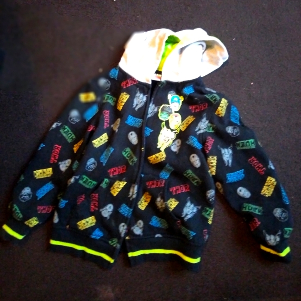 BOYS MARVEL ZIP UP JACKET